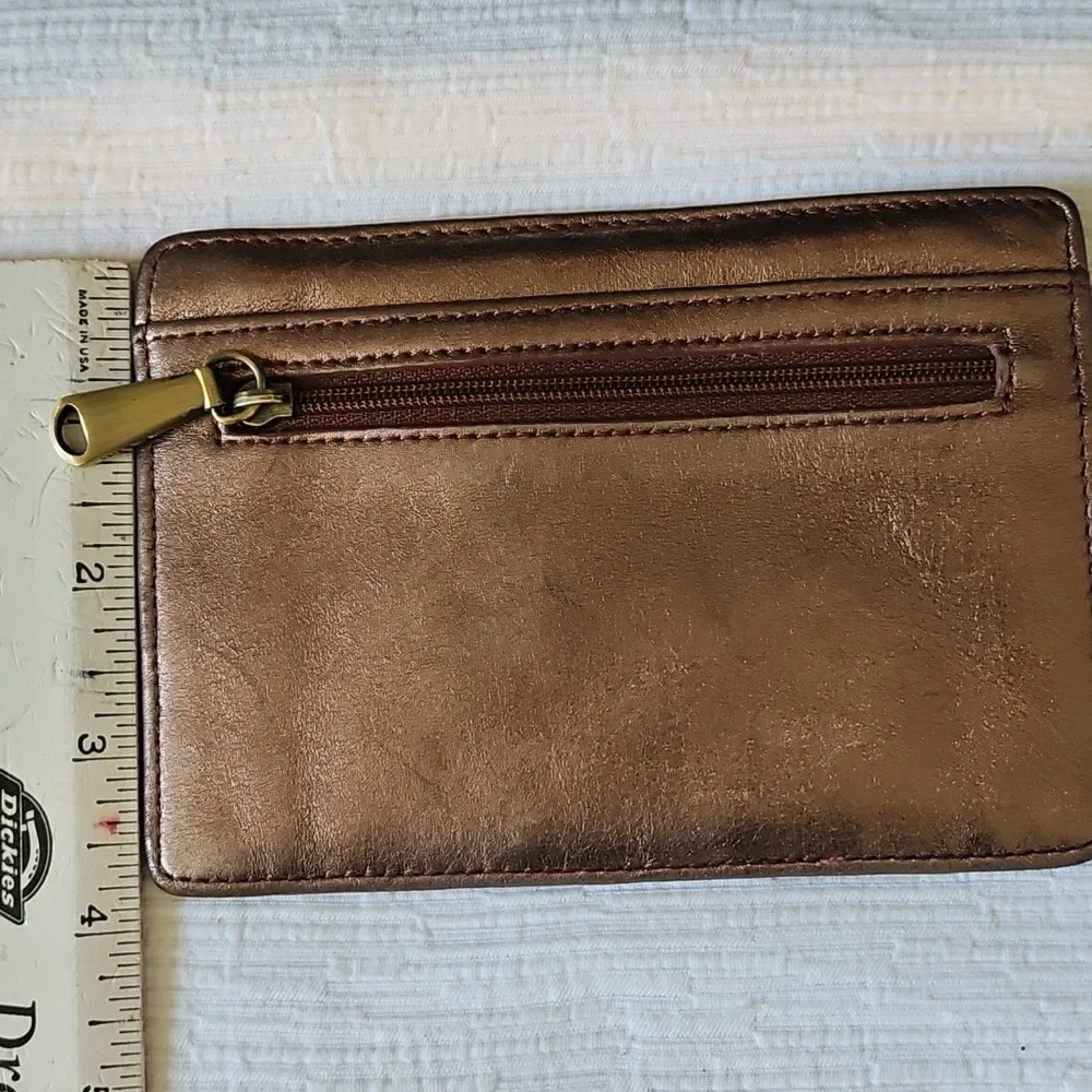 Hobo Euro Slide Card Case Like New Leather - Picture 4 of 5